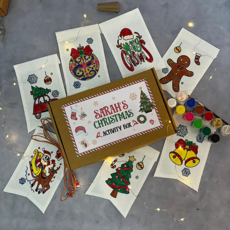 Buy custom Christmas DIY activity kit with kids name